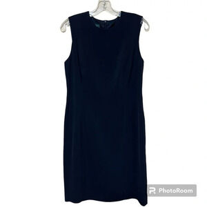 Lauren Ralph Lauren Green Label Size 10 Sleeveless Black Sheath Dress